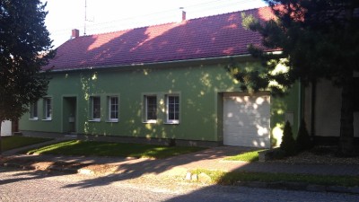 RD V.Pavlovice- aplikace probarvené omítky